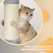 Cat Tree – Engineered Wood – Light Grey – Includes Large Perch and Plush Condos
