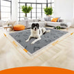 Waterproof Dog Blanket – Sherpa Fleece – Grey – Reversible Couch Cover Protector, Machine Washable