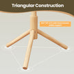 Standing Coat Rack – Solid Wood – White – Tree-Shaped with 8 Hooks and Adjustable Height Options