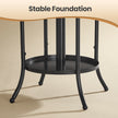 Freestanding Coat Rack – Metal – Black – 12 Hooks with Umbrella Holder
