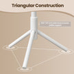 Standing Coat Rack – Solid Wood – White – Tree-Shaped with 8 Hooks and Adjustable Height Options