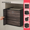 Storage Boxes – Non-Woven Fabric – Grey – Foldable Set of 6 with Handle