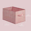 Set of 3 Fabric Storage Bins – Fabric – Ink Black – Foldable with Handles and Label Holders