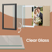 Set of 2 Multi Picture Frames – Wood – Black – Includes Mats for A4 and 4x6 Photos