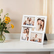 Collage Picture Frame – Cloud White – 4-Opening Design for 4x6 Photos – Elegant Wall Decor