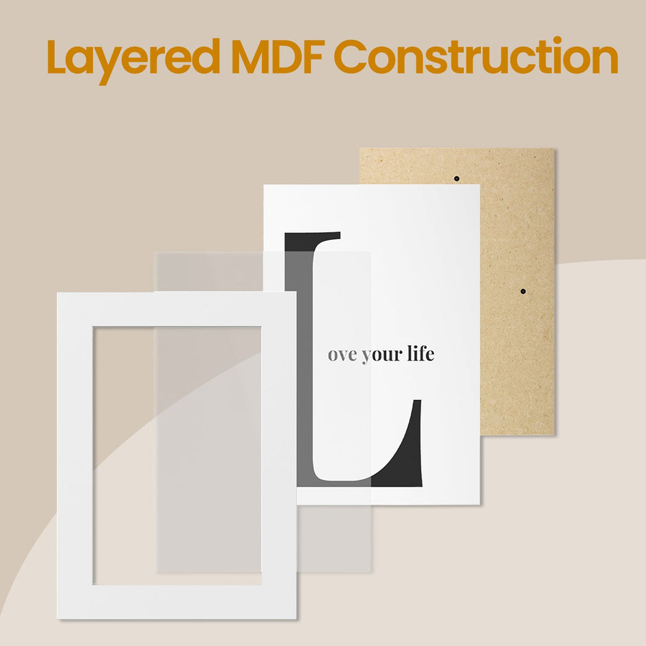 Collage Picture Frame – Cloud White – 4-Opening Design for 4x6 Photos – Elegant Wall Decor