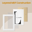 Collage Picture Frame – Cloud White – 4-Opening Design for 4x6 Photos – Elegant Wall Decor
