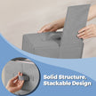 6-Compartment Foldable Drawer Organizers – Fabric – Dove Grey – Ideal for Wardrobe and Closet Storage