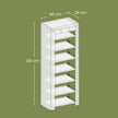 7-Tier Shoe Storage Cabinet – Non-Woven Fabric – Grey – Dustproof with Protective Cover