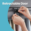 Portable Closet Organizer – Non-Woven Fabric – Grey – 6 Shelves and Hanging Rail