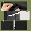 Portable Wardrobe – Fabric – Black – Large Capacity with 3 Hanging Rods and Shelves