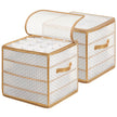 Christmas Ball Organiser – Fabric – Sandy Gold – 128 Bauble Capacity with Modular Dividers