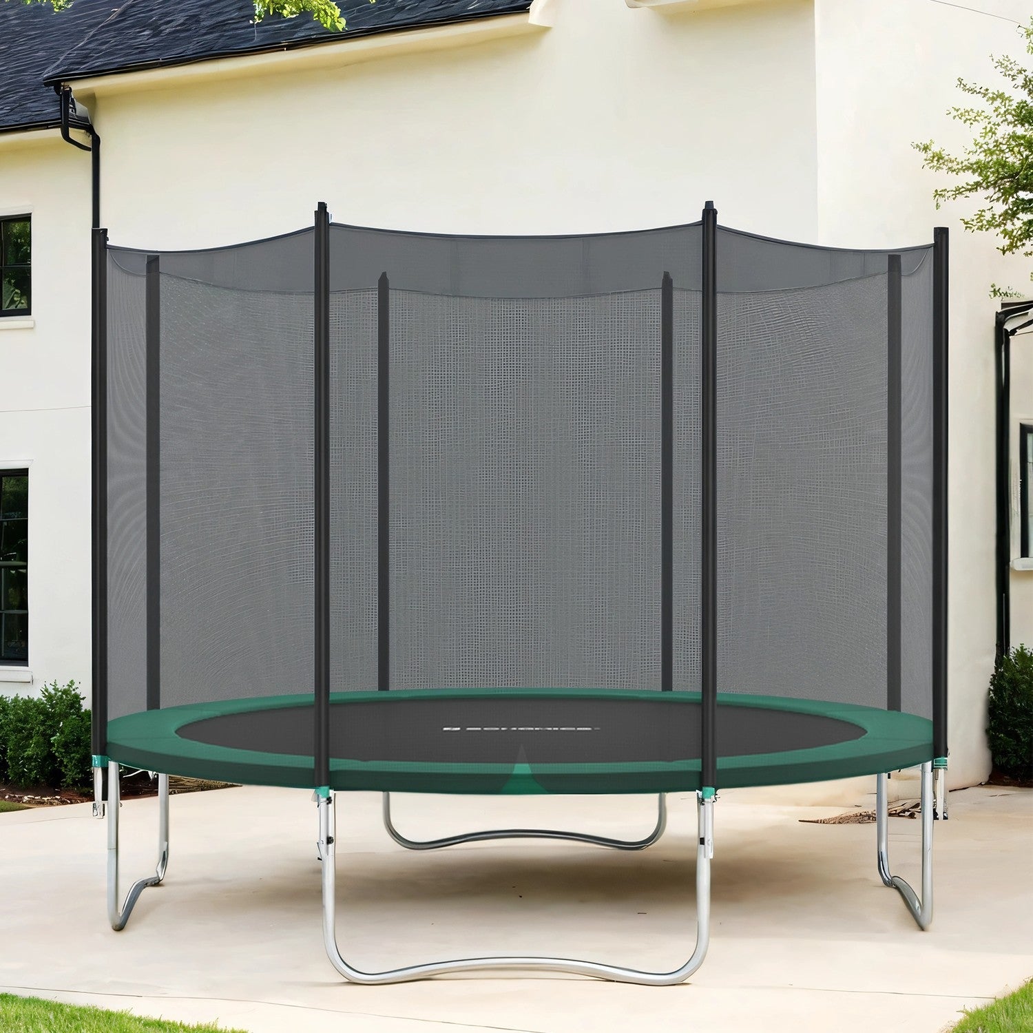 Trampoline Safety Pad – Heavy-Duty Material – Green – 8 ft Replacement Spring Cover and Edge Protection