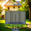 Kids Trampoline – Steel – Blue – 6 ft with Enclosure Net and Safety Pad
