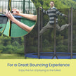 Kids Trampoline – Steel – Blue – 6 ft with Enclosure Net and Safety Pad