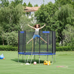 Trampoline – Steel – Blue – 10 ft with Enclosure Net and Safety Pad