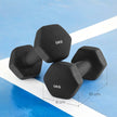 Set of 2 Dumbbells – Neoprene – Black – Waterproof and Non-Slip