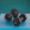 Set of 2 Dumbbells – Neoprene – Black – Waterproof and Non-Slip