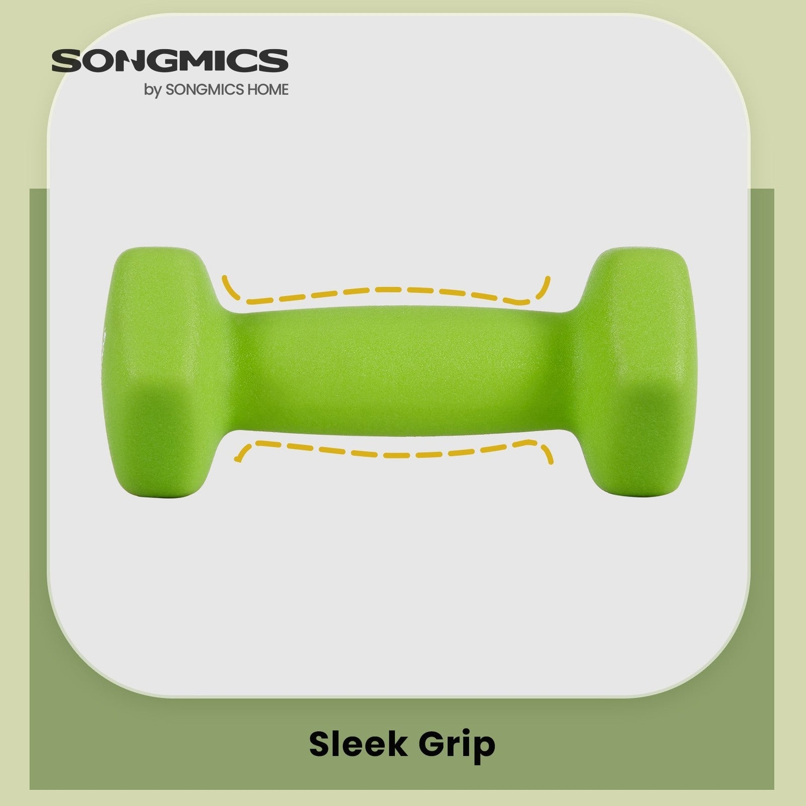 Dumbbell Set – Neoprene – Lime, Teal, Light Grey – Non-Slip Hex Design, Includes Stand, 2 x 1 kg, 2 x 2 kg, 2 x 3 kg
