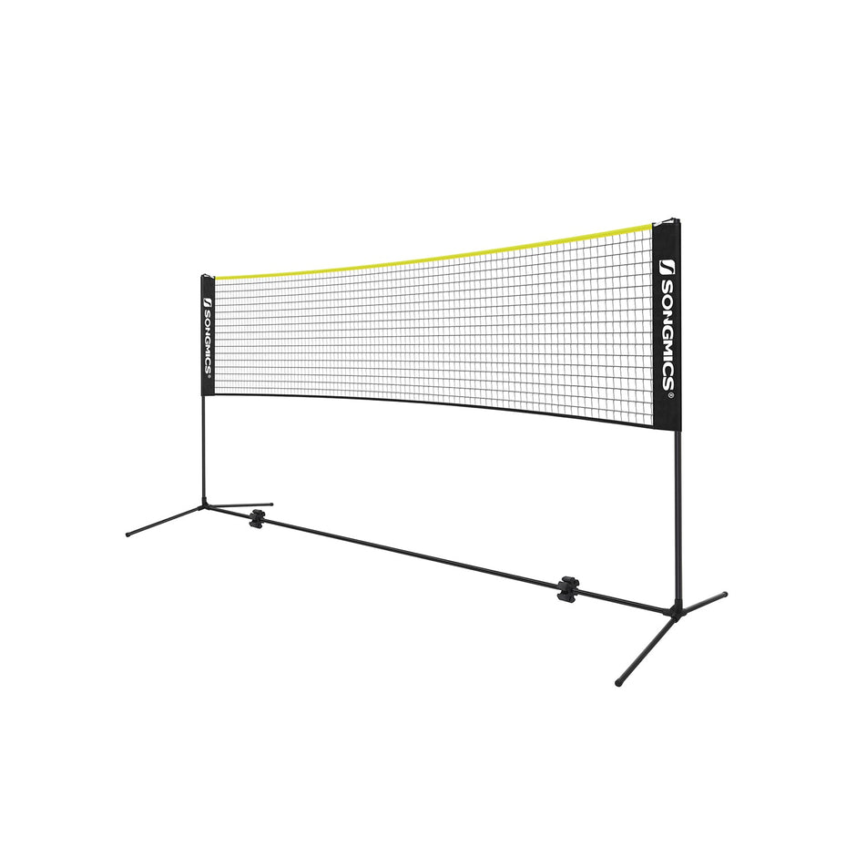 Portable Badminton Net – Adjustable Height – 4m – Foldable with Stand