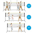 Portable Badminton Net – Adjustable Height – 4m – Foldable with Stand