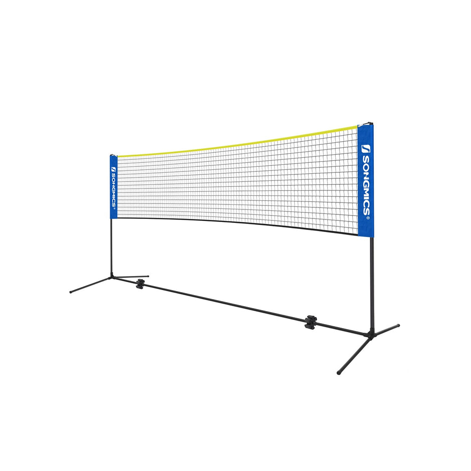 Portable Badminton Net – Adjustable Height – 4m – Foldable with Stand