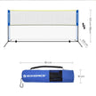 Portable Badminton Net – Adjustable Height – 4m – Foldable with Stand