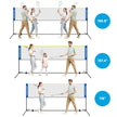 Portable Badminton Net – Adjustable Height – 4m – Foldable with Stand