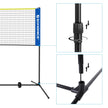 Portable Badminton Net – Adjustable Height – 4m – Foldable with Stand