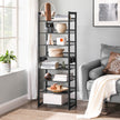 Stackable 4-Tier Shoe Organiser – Metal Mesh – Black – Compact Large Capacity for 16-24 Pairs
