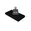 Wall Mounted Floating Shelf – MDF – Black – Rustic Design 40 cm