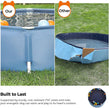 Collapsible Pet Bath Tub – PVC – Blue – Foldable Design