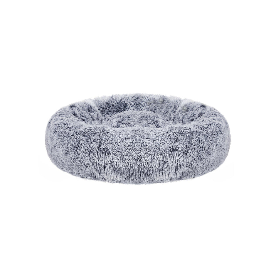 Dog Bed – Soft Plush – Grey – 50 cm