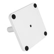 Coat Stand – Solid Wood – White – Free Standing with 8 Hooks