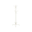 Free-Standing Coat Stand – Metal – White – 6 Hooks