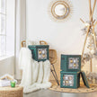 Christmas Ornament Storage Box – Fabric – Green – 64 Compartment Design with Modular Dividers