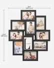 Photo Frame Collage – MDF – White – Wall Mounted for 10 Photos in 4