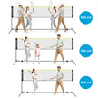 Portable Badminton Net – Adjustable Poles – 5m – Height Adjustable