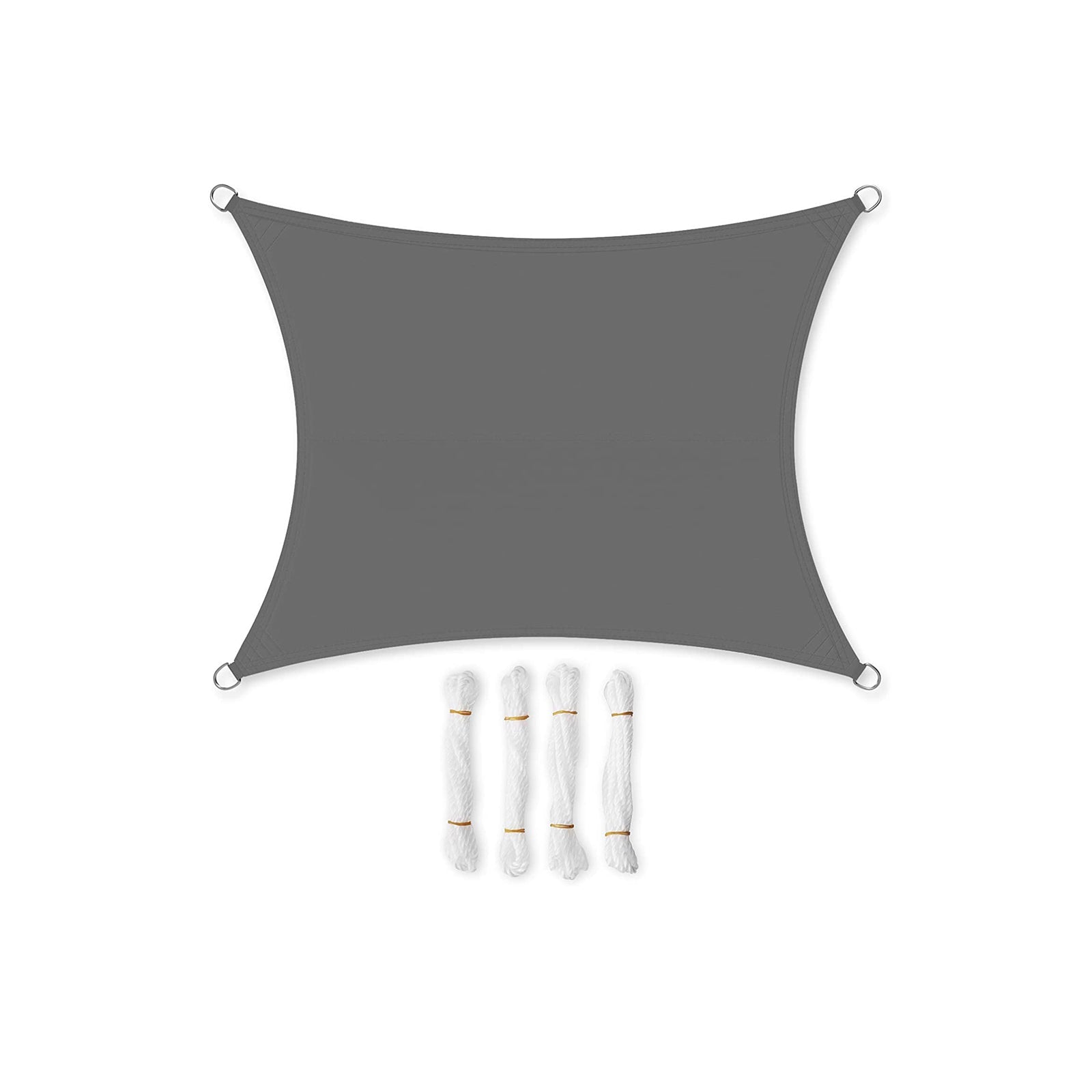 Sun Shade Sail – Tear-Resistant Polyester – Smoky Grey – 93% UV Protection, Water-Resistant