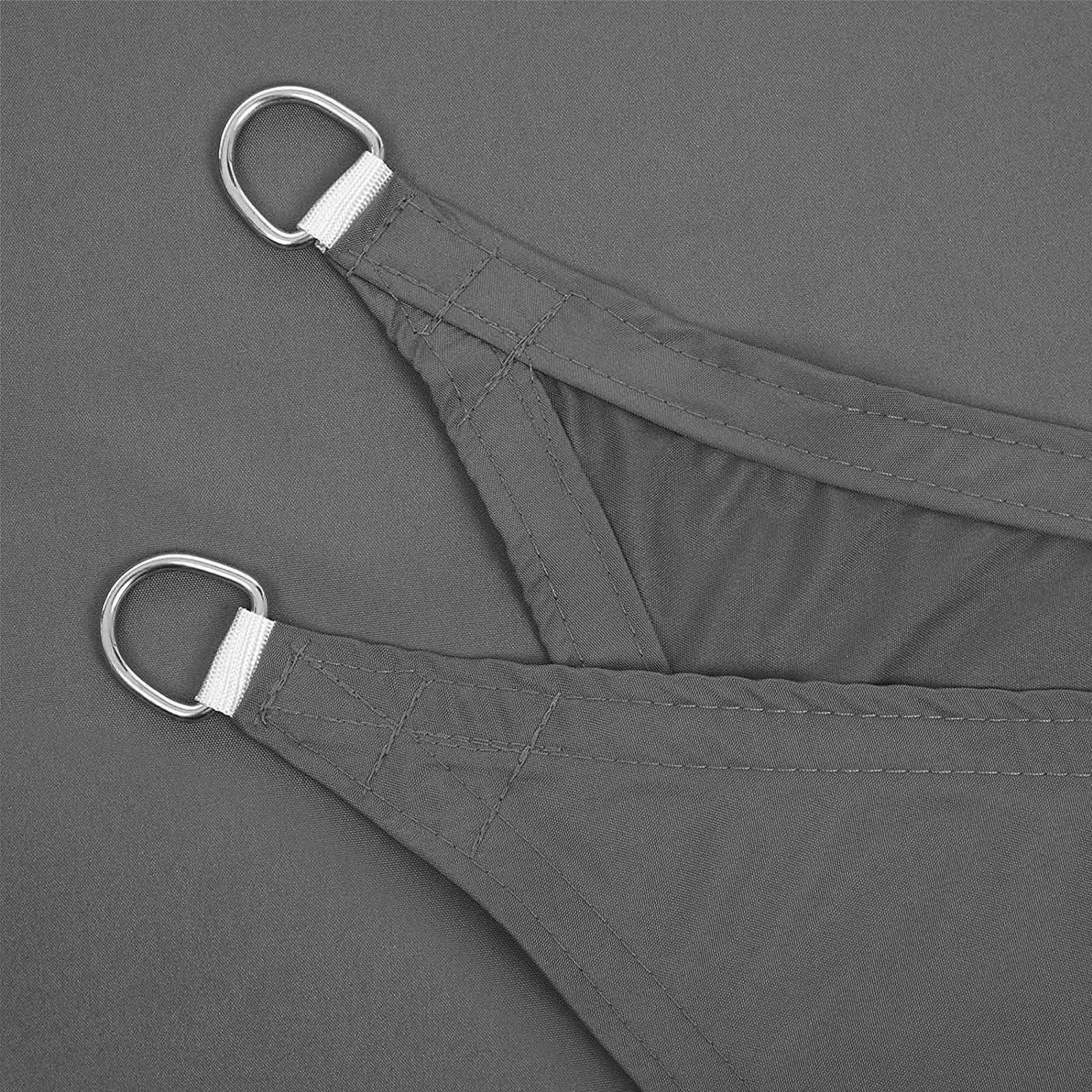 Sun Shade Sail – Tear-Resistant Polyester – Smoky Grey – 93% UV Protection, Water-Resistant