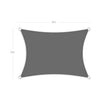 Sun Shade Sail – Tear-Resistant Polyester – Smoky Grey – 93% UV Protection, Water-Resistant