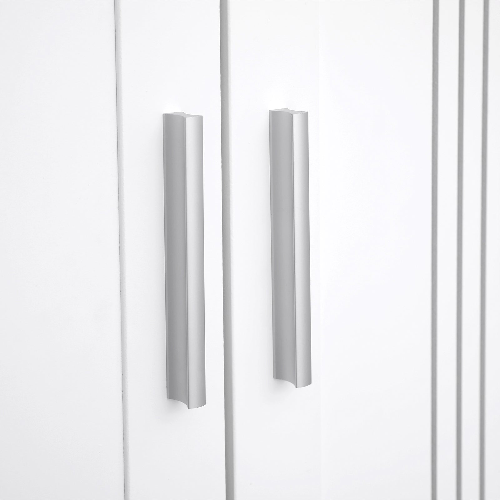 Under Sink Cabinet – MDF – Matte White – Double Door with Adjustable Shelf