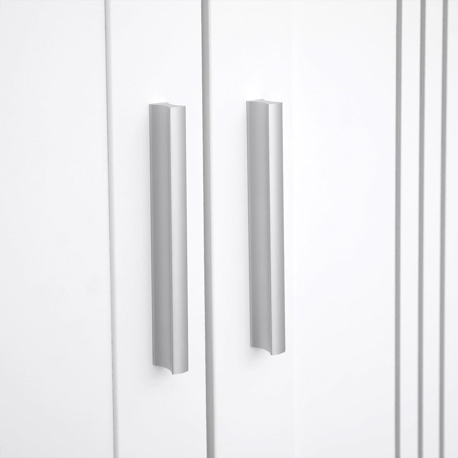 Under Sink Cabinet – MDF – Matte White – Double Door with Adjustable Shelf