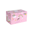 Musical Jewelry Box – Wood – Pink – Unicorn Melody with Pullout Drawer and Divided Compartments