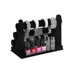 Jewellery Display Stand – Velvet – Black – 3-Bar Tangle-Free Organizer