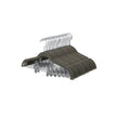 Velvet Trouser Hangers – Velvet – Grey – Non-Slip with 360 Rotating Hook and Clips