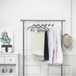 Velvet Trouser Hangers – Velvet – Grey – Non-Slip with 360 Rotating Hook and Clips