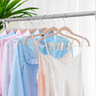 Velvet Trouser Hangers – Velvet – Grey – Non-Slip Space Saving with Clips and 360° Rotating Hook, 12 Piece Set