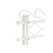 Vintage Coat Rack – Metal and Wood – Cream – Includes Garment Rail and 2 Shelves