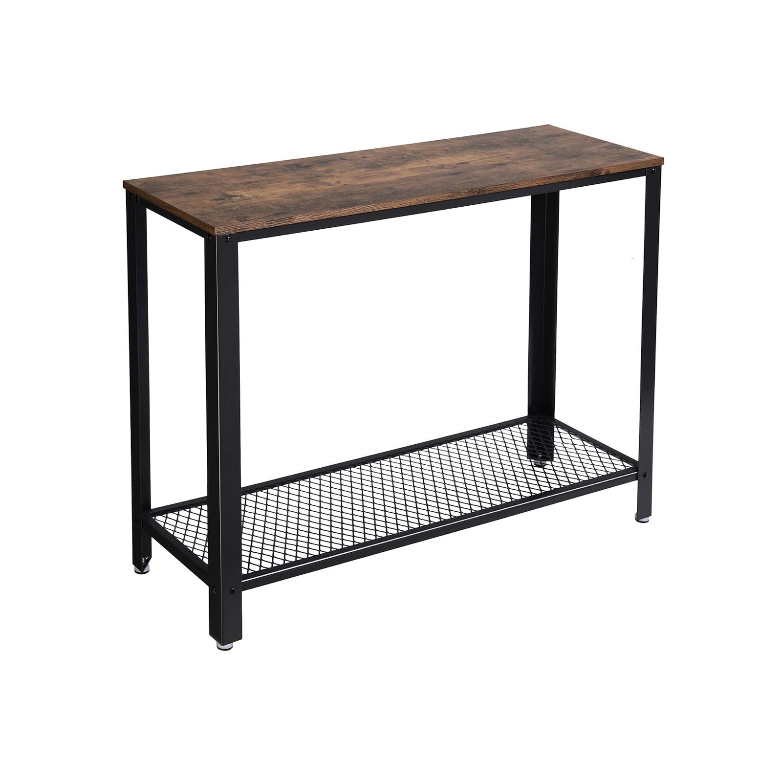 Vintage Console Table – Wood – Brown – Stable Design for Entryway and Living Room